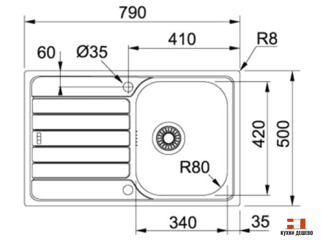 Franke SPARK SKN 611-79