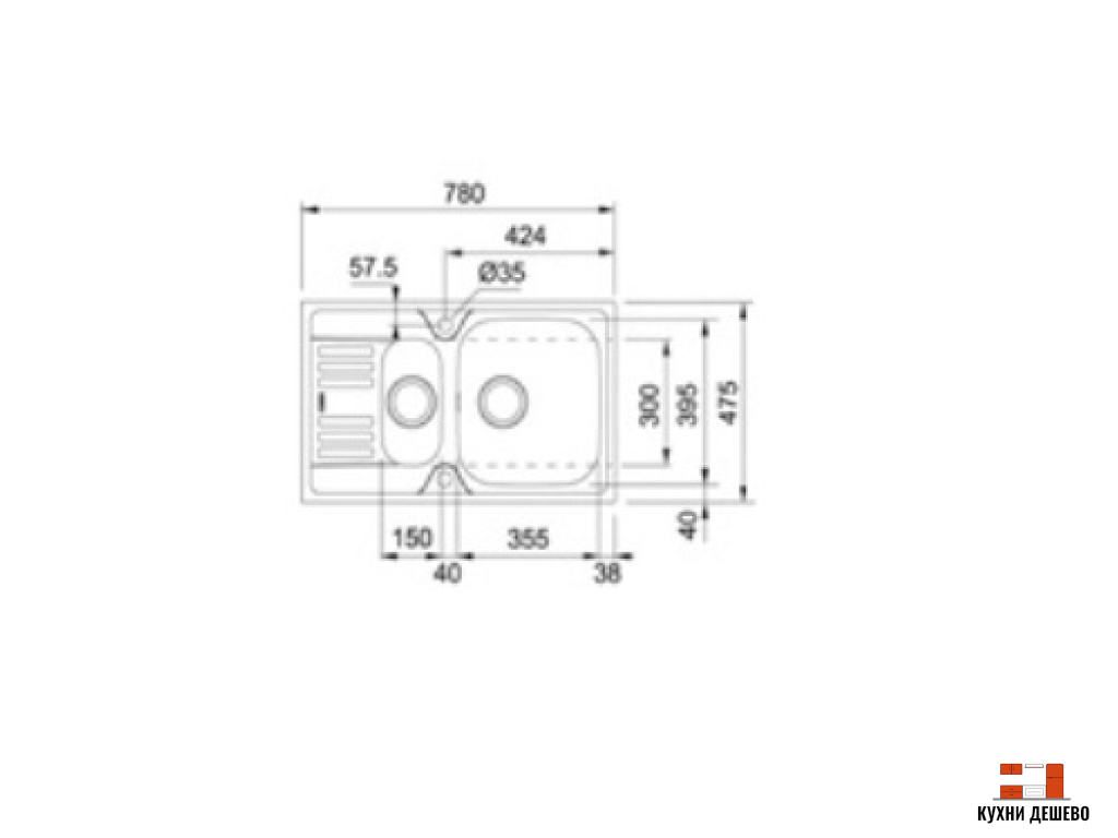 Franke EUROFORM EFN 651-78