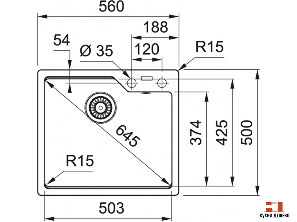 Franke URBAN UBG 610-56 сахара