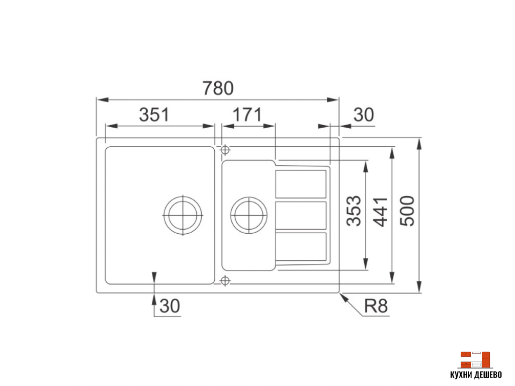 Franke SIRIUS S2D 651-78 белый