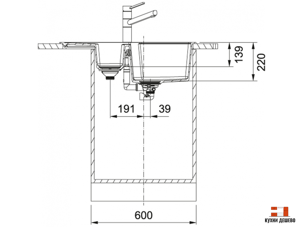 Franke URBAN UBG 651-78 сахара