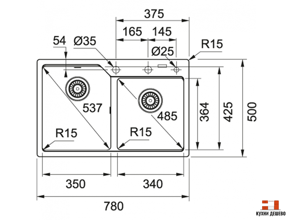 Franke URBAN UBG 620-78 сахара