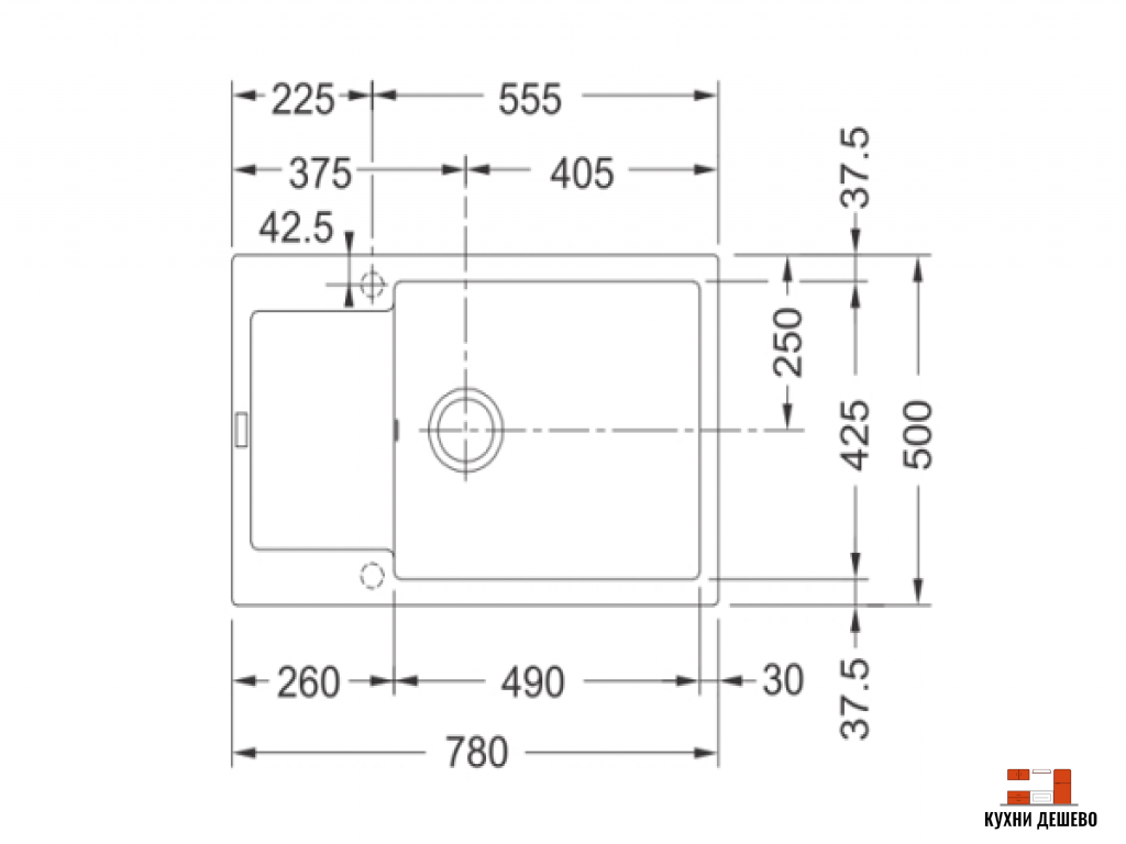 Franke MARIS MRG 611D серый