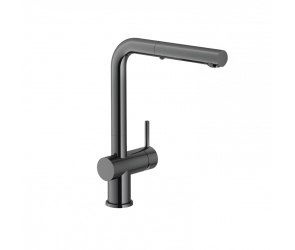 Franke Active Plus черный хром с выдвижным шлангом