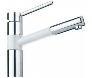 Franke Landy с выдвижным шлангом хром/белый