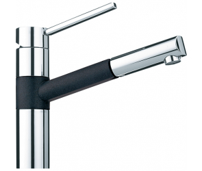 Franke Landy с выдвижным шлангом хром/графит