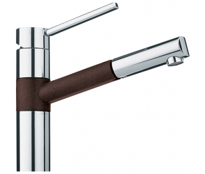 Franke Landy с выдвижным шлангом хром/шоколад