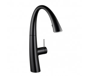 Franke KWC Zoe однорычажный с подсветкой чёрный