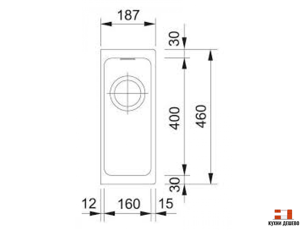 Franke KUBUS KBG 110-16 бежевый