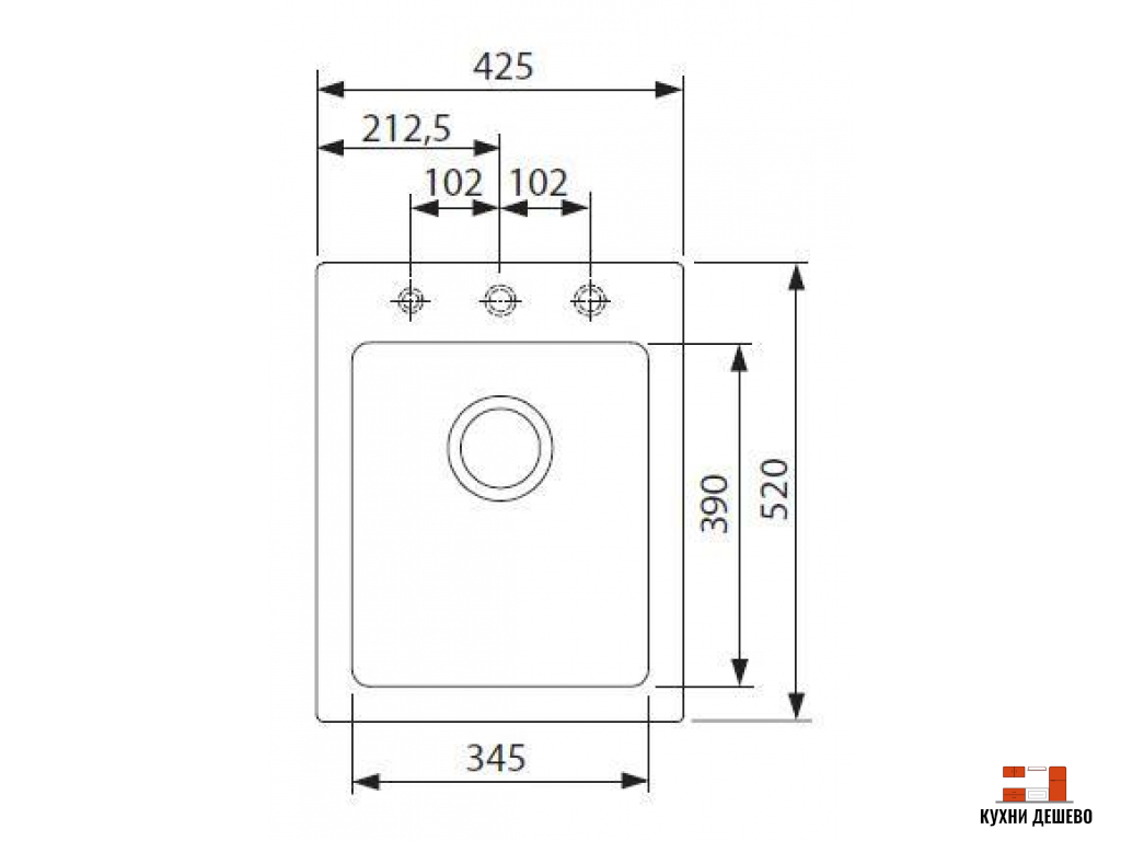 Franke MARIS MRG 610-42 бежевый