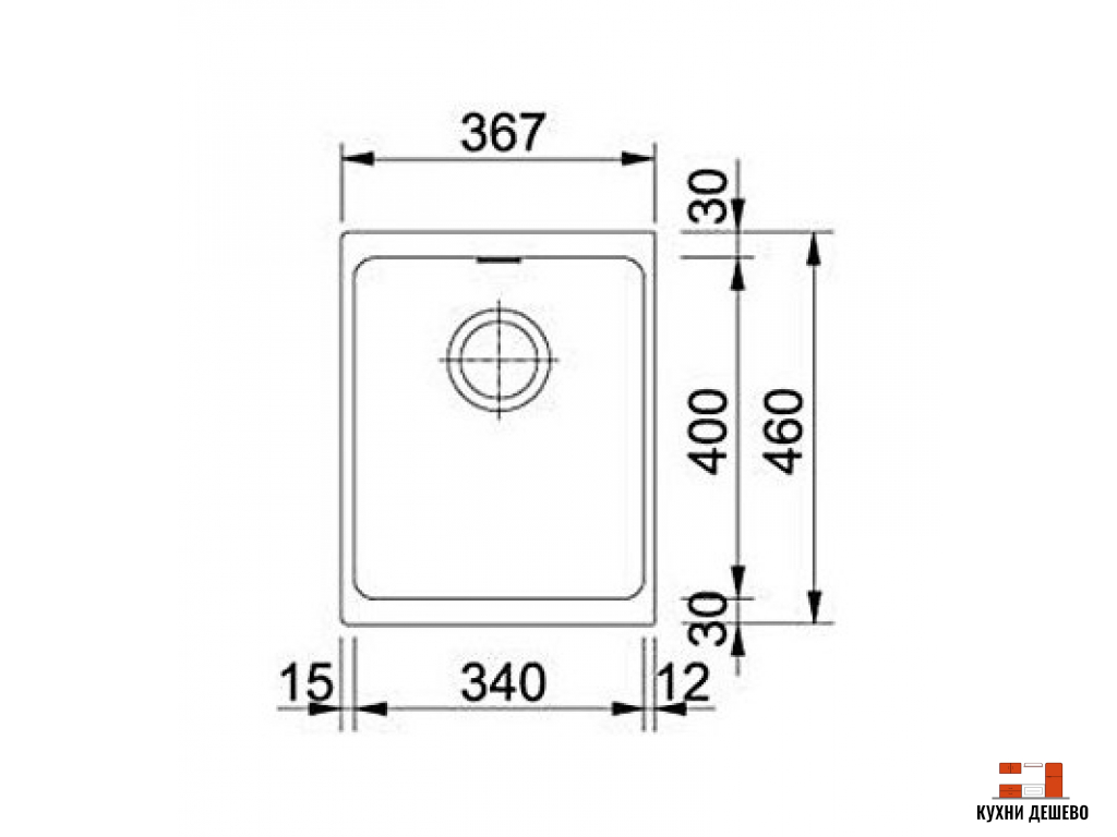 Franke KUBUS KBG 110-34 белый