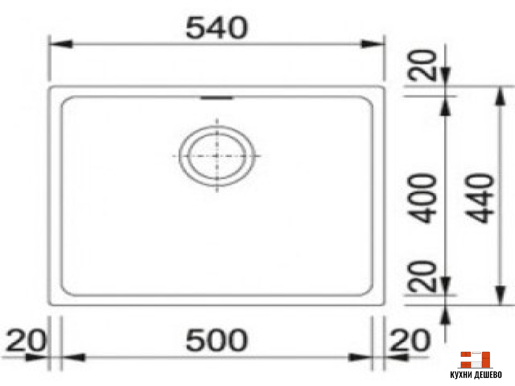 Franke KUBUS KBG 110-50 белый