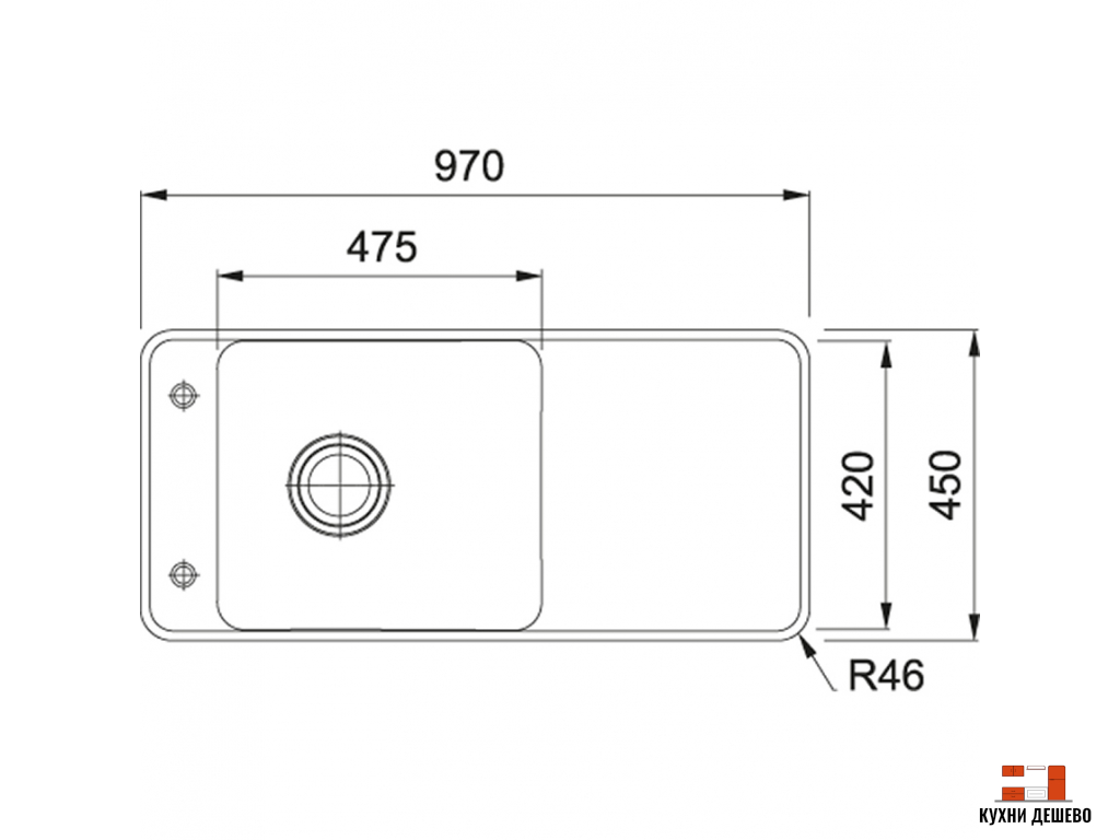 Franke Style SYG 611 оникс