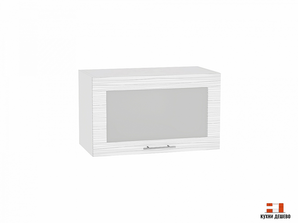 Шкаф верхний горизонтальный остекленный Рейн