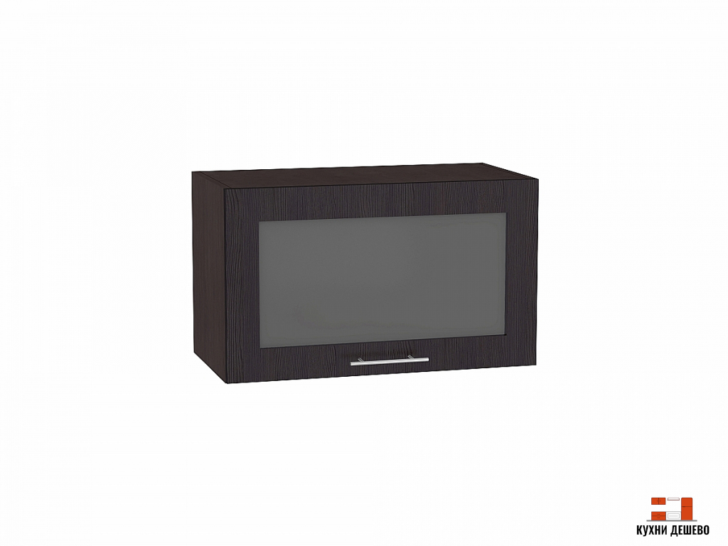 Шкаф верхний горизонтальный остекленный Рейн