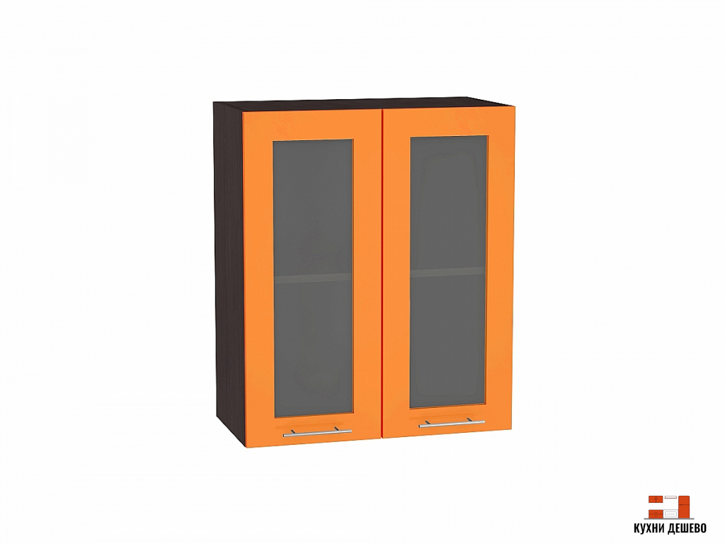 Шкаф верхний с 2-мя остекленными дверцами Рейн