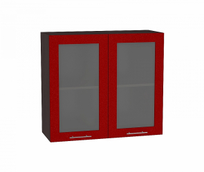 Шкаф верхний с 2-мя остекленными дверцами Рейн