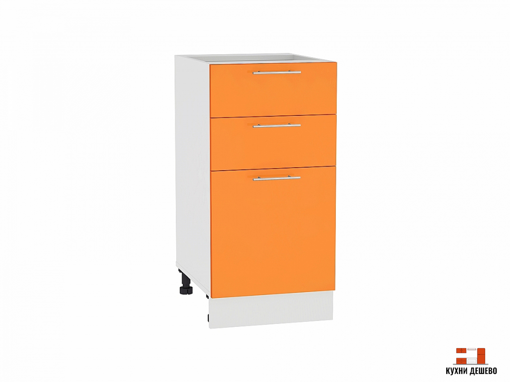 Шкаф нижний с 3-мя ящиками Рейн