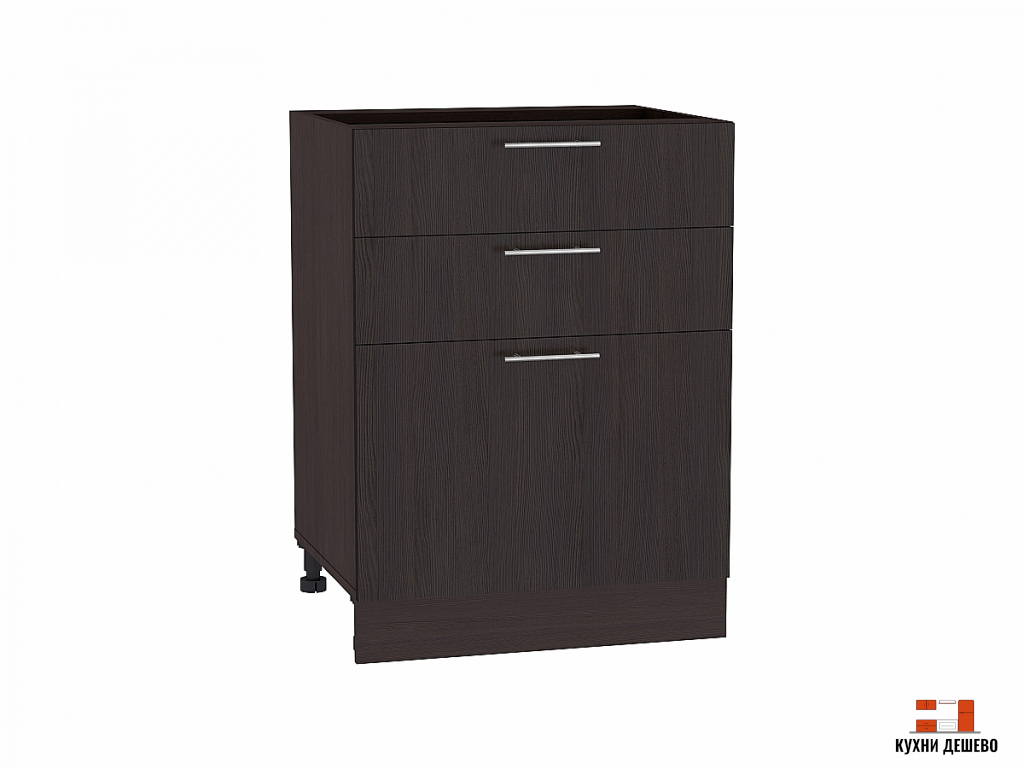 Шкаф нижний с 3-мя ящиками Рейн