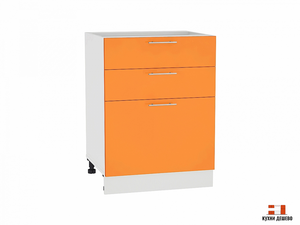 Шкаф нижний с 3-мя ящиками Рейн