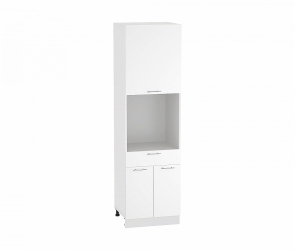 Шкаф пенал под бытовую технику с дверцами и 1-м ящиком Рейн 600 (для верхних шкафов высотой 720)