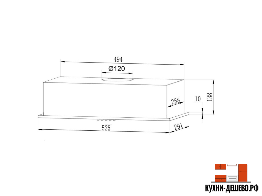 Lex GS BLOC LIGHT 600 BLACK