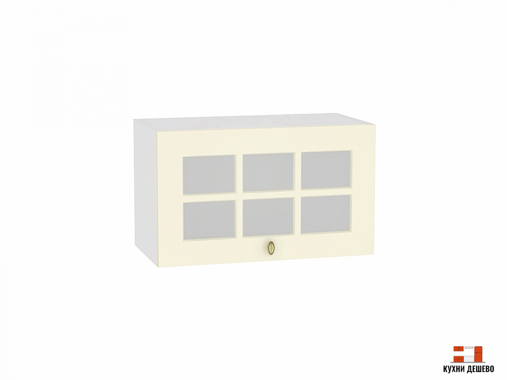 Шкаф верхний горизонтальный остекленный Эстет