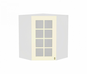 Шкаф верхний угловой остекленный Эстет