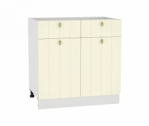 Шкаф нижний с 2-мя дверцами и 2-мя ящиками Эстет