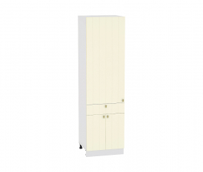 Шкаф пенал с дверцами и 1-м ящиком Эстет 600 (для верхних шкафов высотой 720)