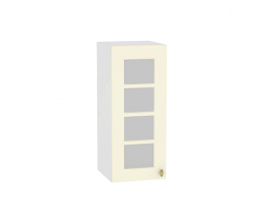 Шкаф верхний с 1-ой остекленной дверцей Эстет 920