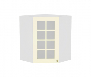 Шкаф верхний угловой остекленный Эстет 920