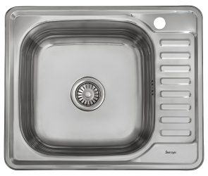 Мойка врезная 584818/0,8 1Ч1К (левая)