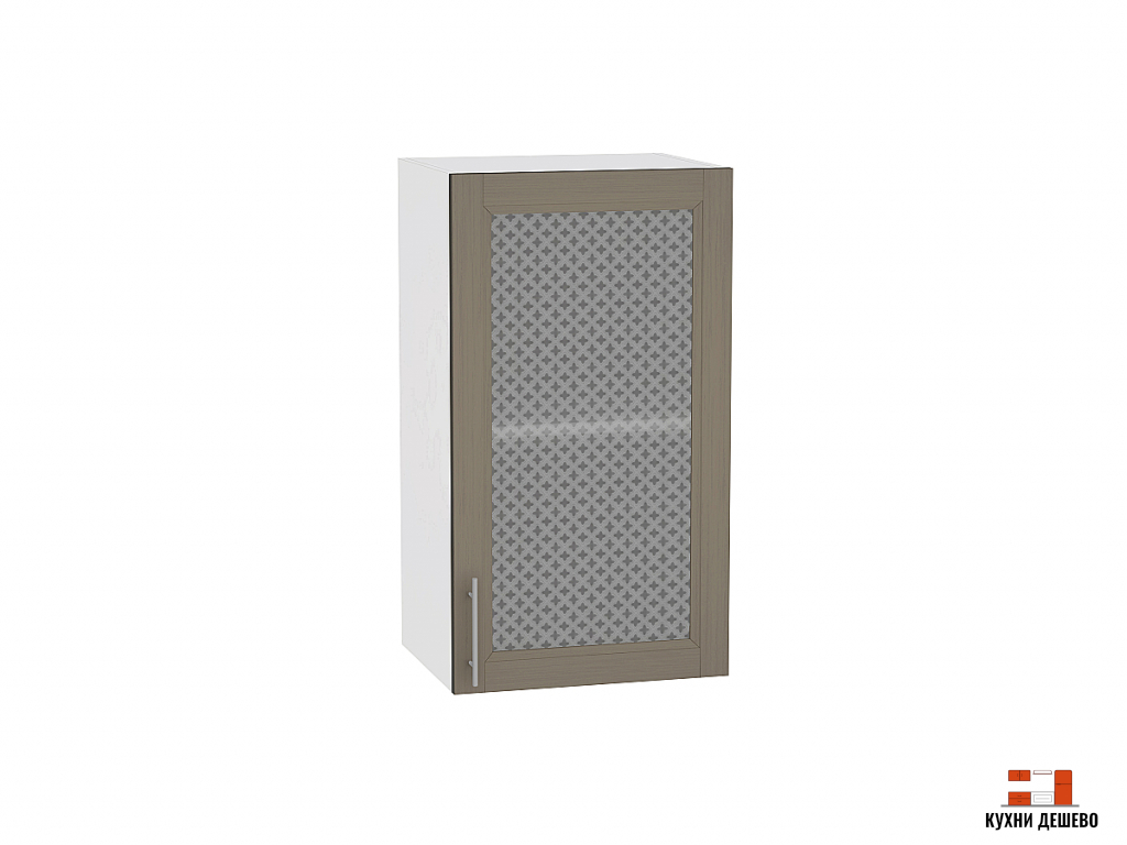 Шкаф верхний с 1-ой остекленной дверцей Росси