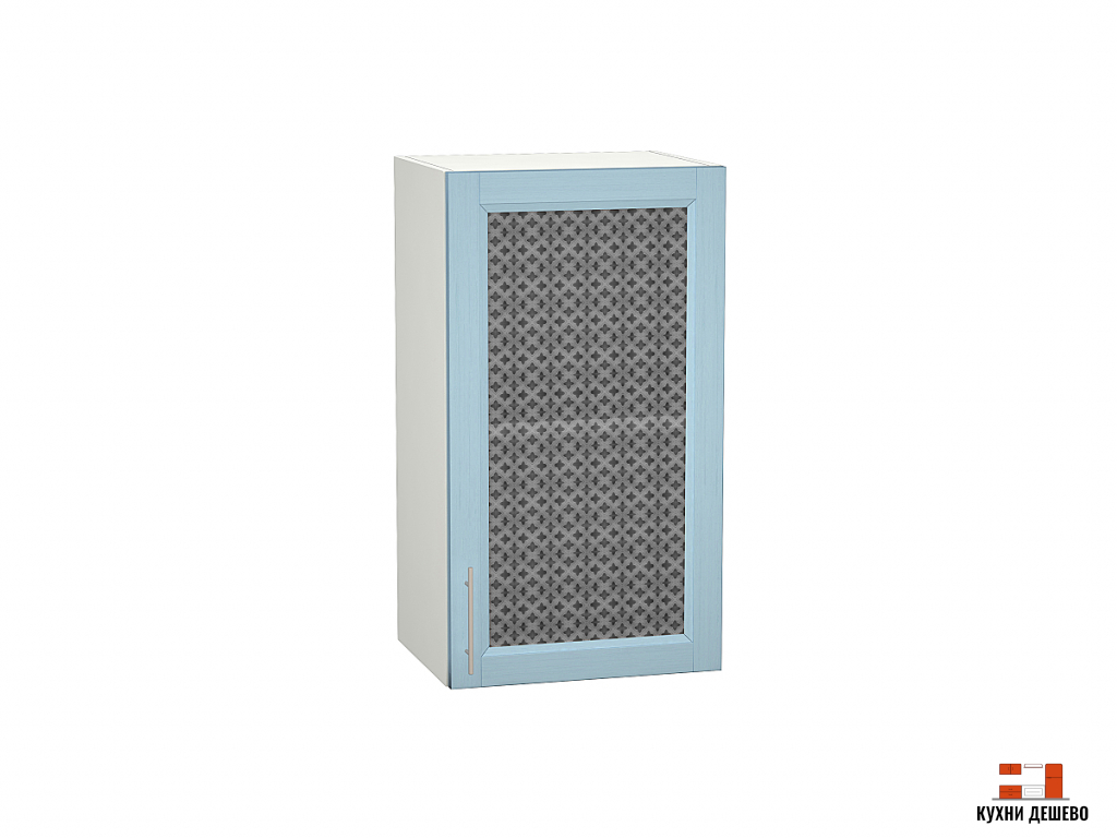 Шкаф верхний с 1-ой остекленной дверцей Росси