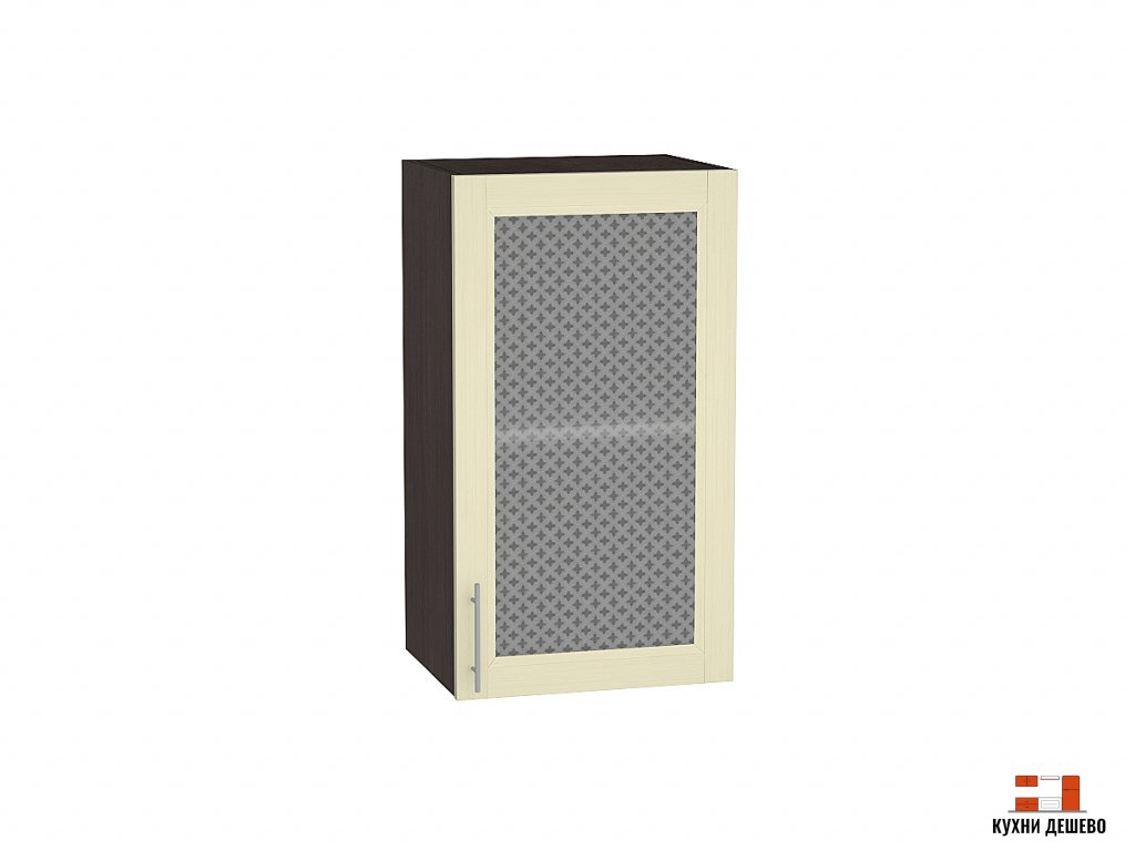 Шкаф верхний с 1-ой остекленной дверцей Росси