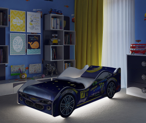 Подсветка для кровати-машины