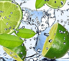 Фартук для кухни «Лайм»