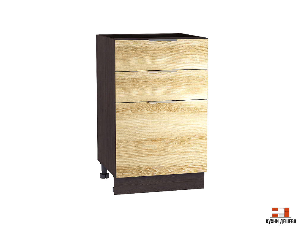 Шкаф нижний с 3-мя ящиками Соренто W