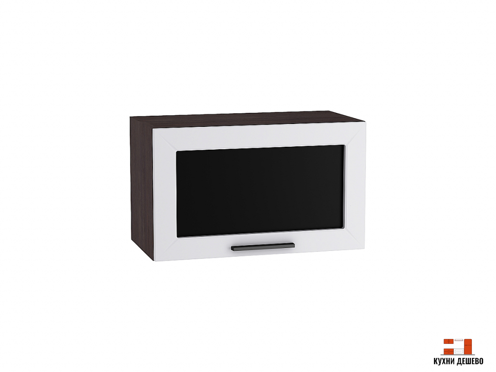 Шкаф верхний горизонтальный остекленный Тироль