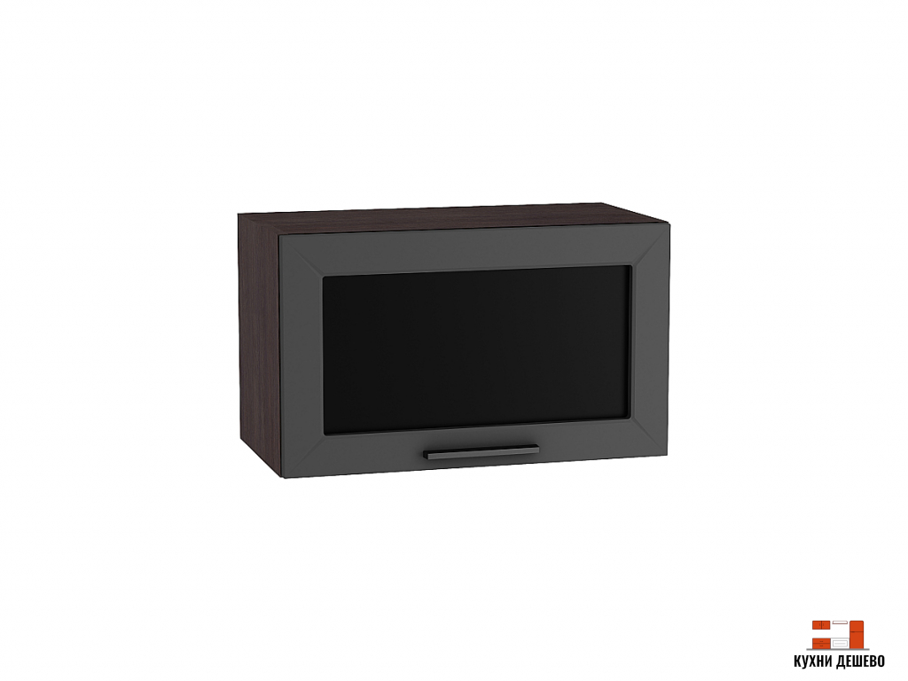 Шкаф верхний горизонтальный остекленный Тироль