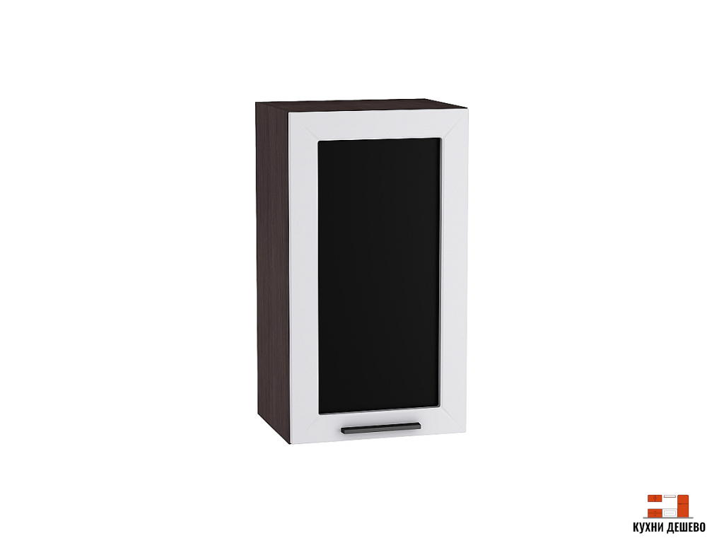 Шкаф верхний с 1-ой остекленной дверцей Тироль 920