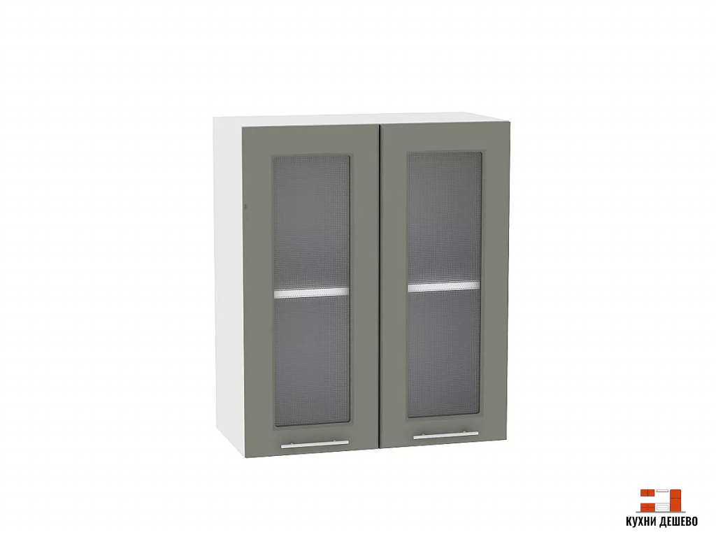 Шкаф верхний с 2-мя остекленными дверцами Эвита