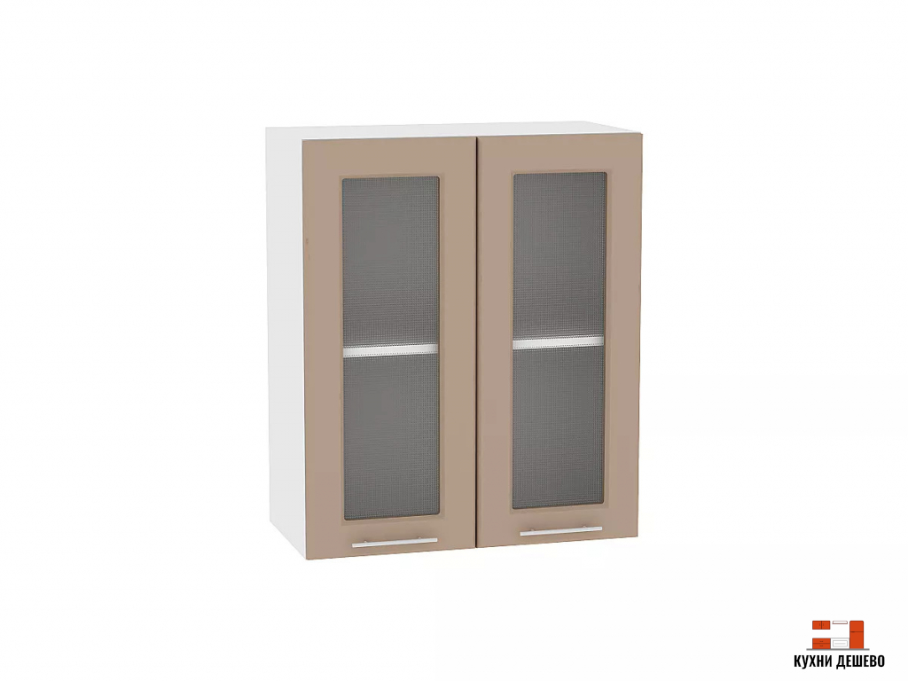 Шкаф верхний с 2-мя остекленными дверцами Эвита