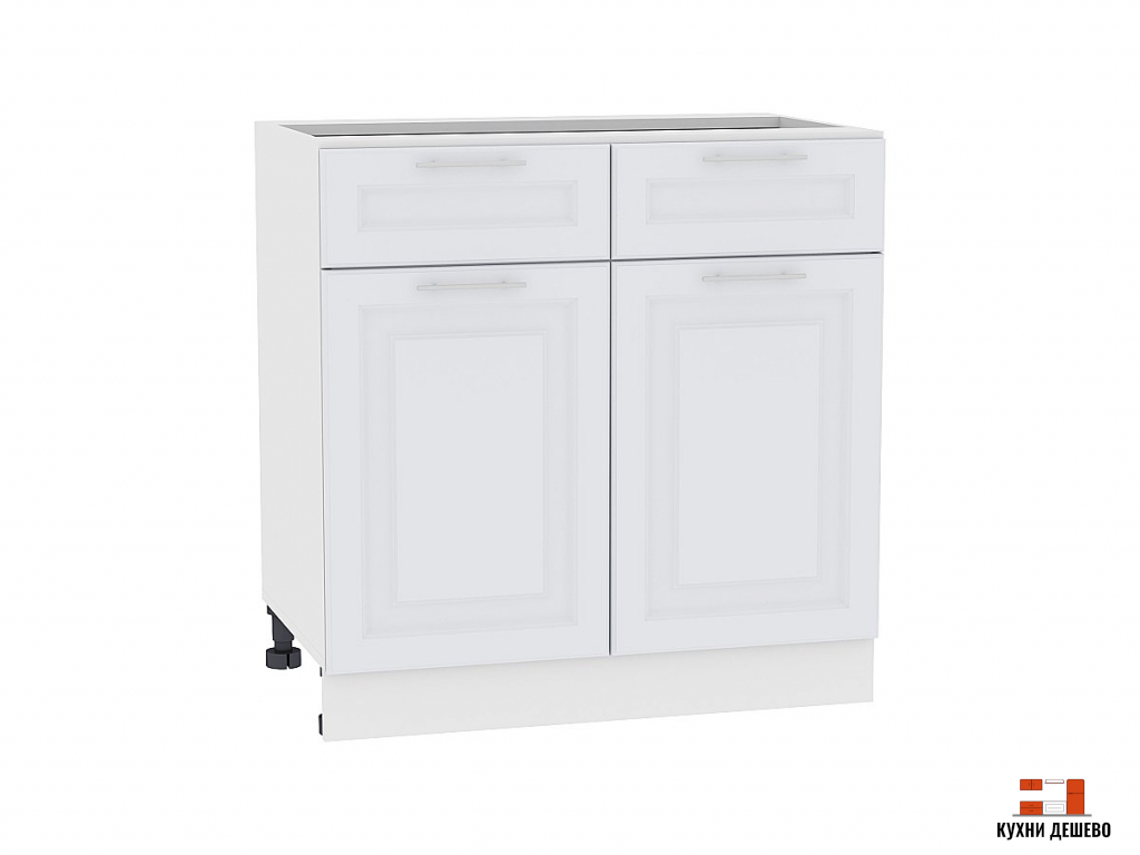 Шкаф нижний с 2-мя дверцами и 2-мя ящиками Эвита