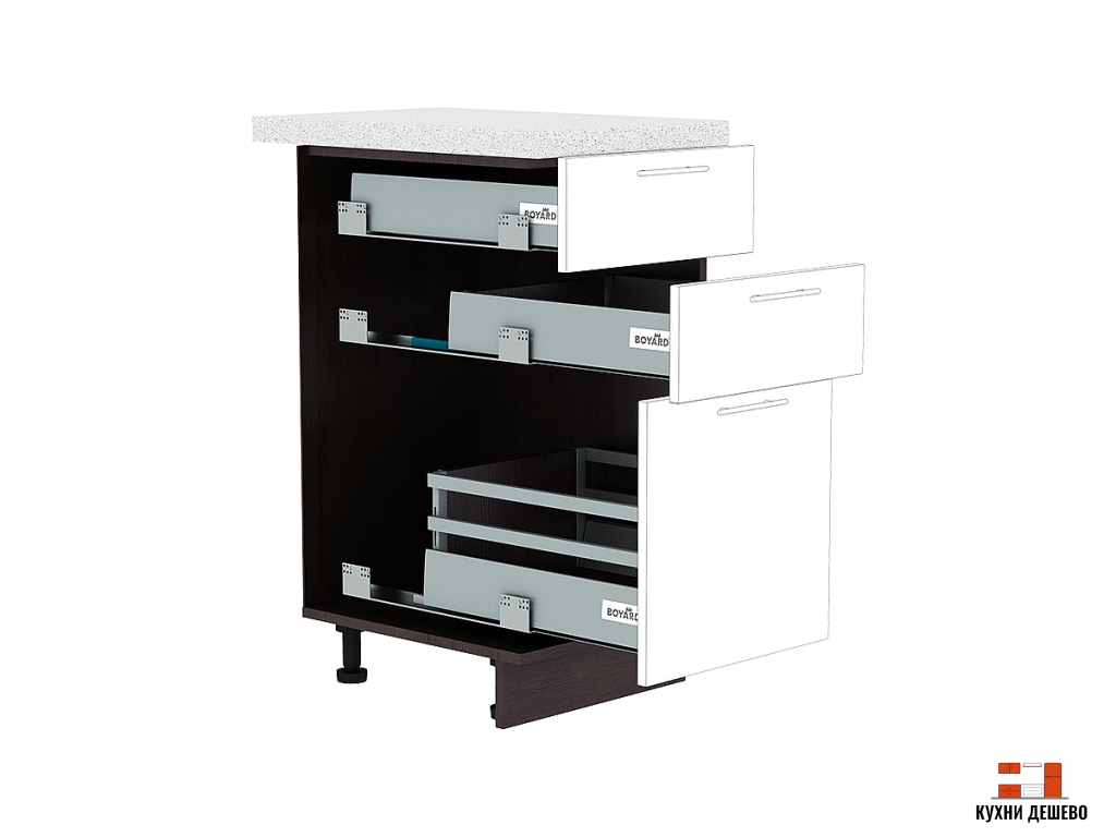 Ящик высокий POWER BOX2 с рейлингом