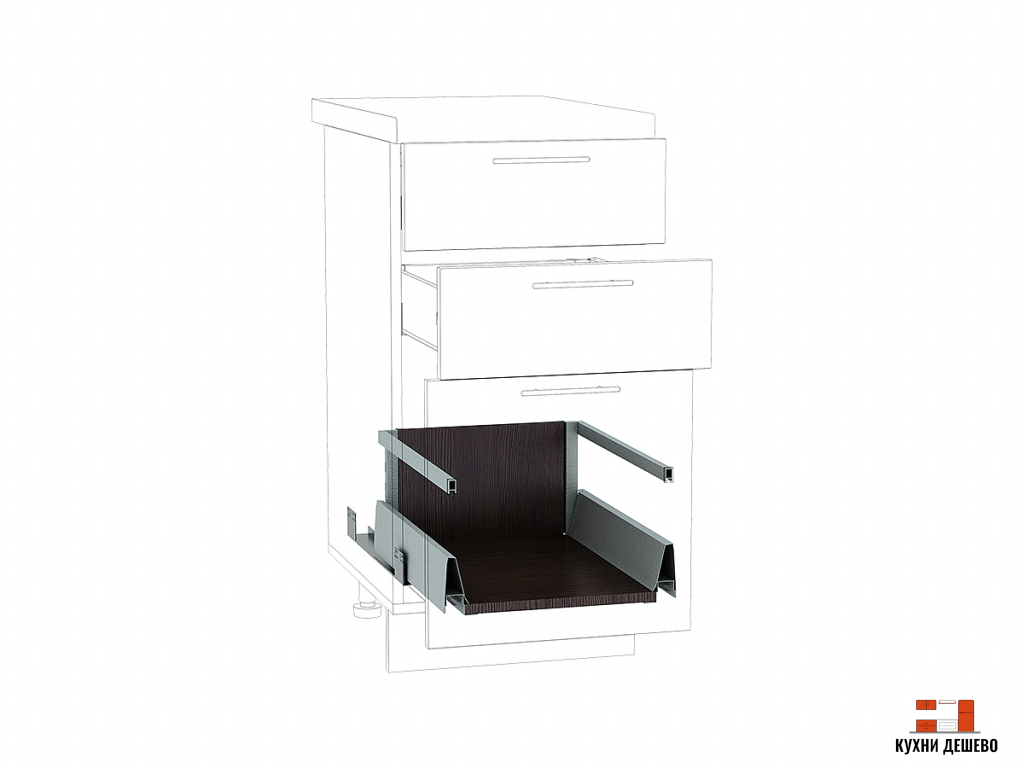 Ящик высокий POWER BOX2 с рейлингом