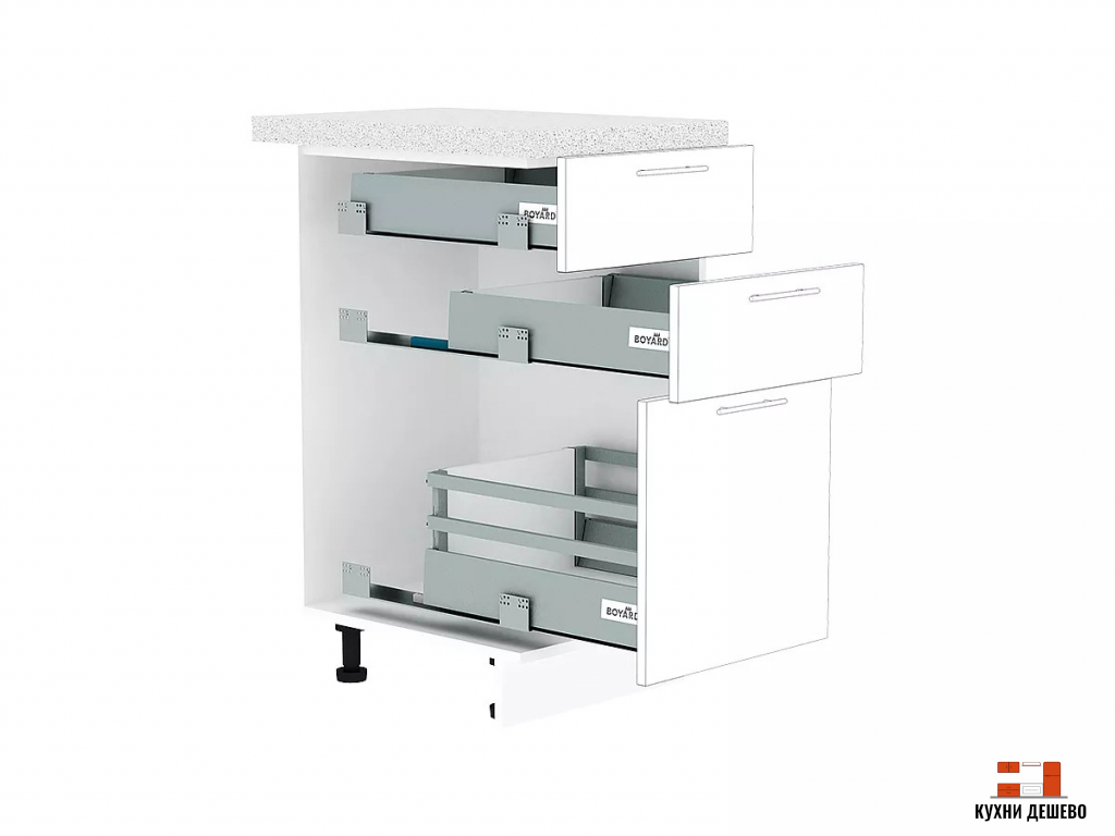 Ящик высокий POWER BOX2 с 2-м рейлингом